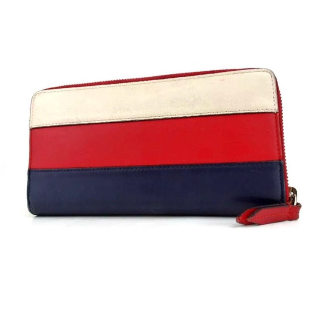 GUCCI Queen Margaret Bee-embellished Leather Zip Around Wallet