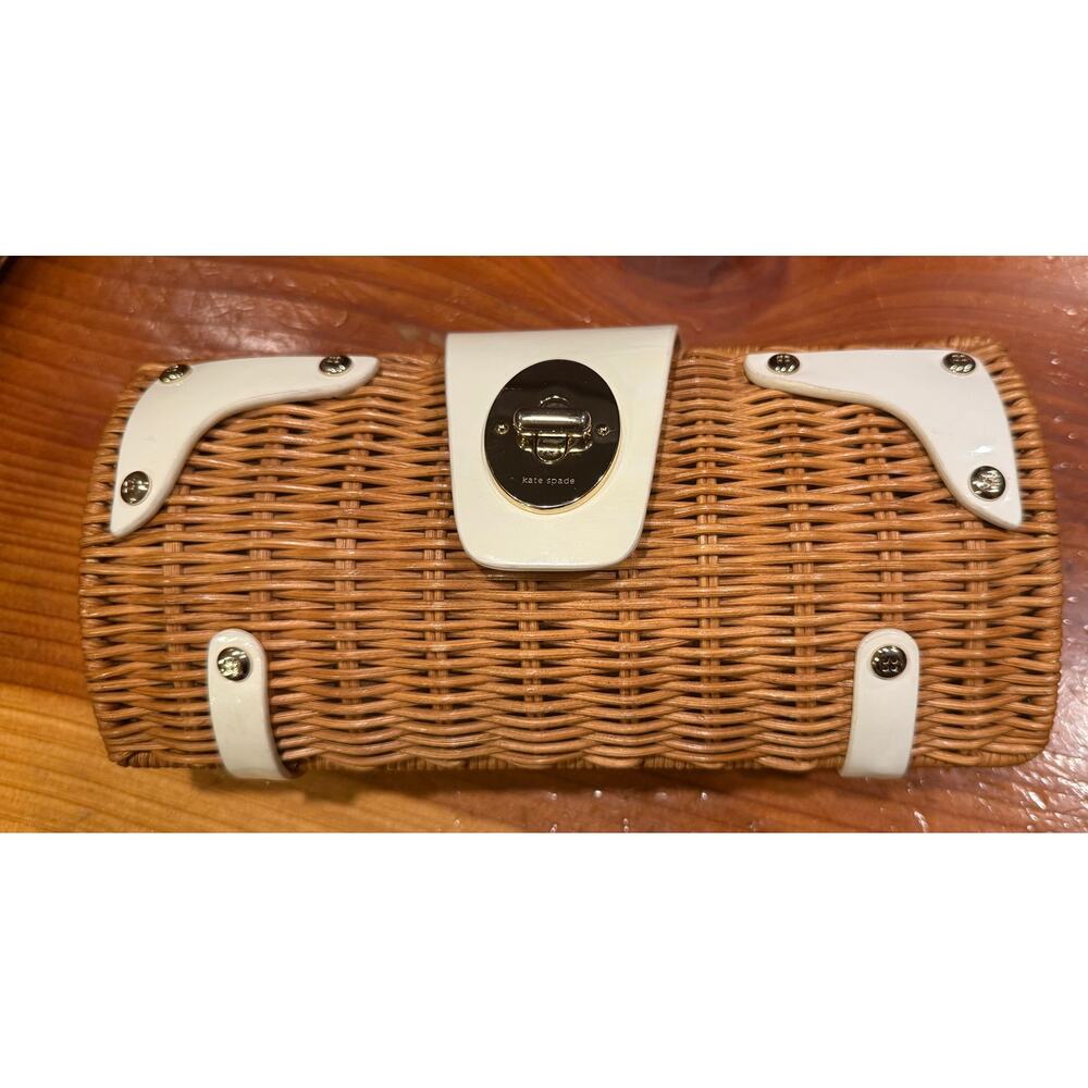 Kate Spade New York Wooden Clutch EUC