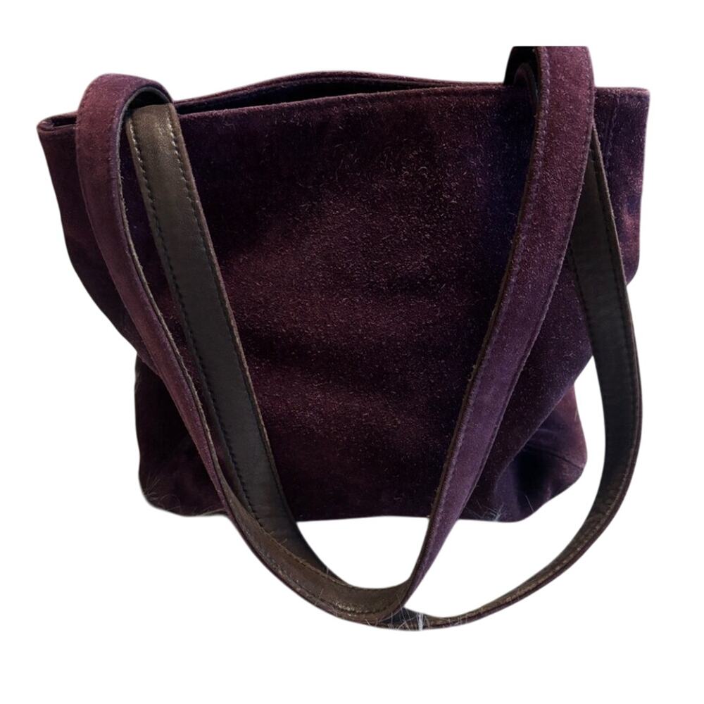 Chanel suede vintage tote