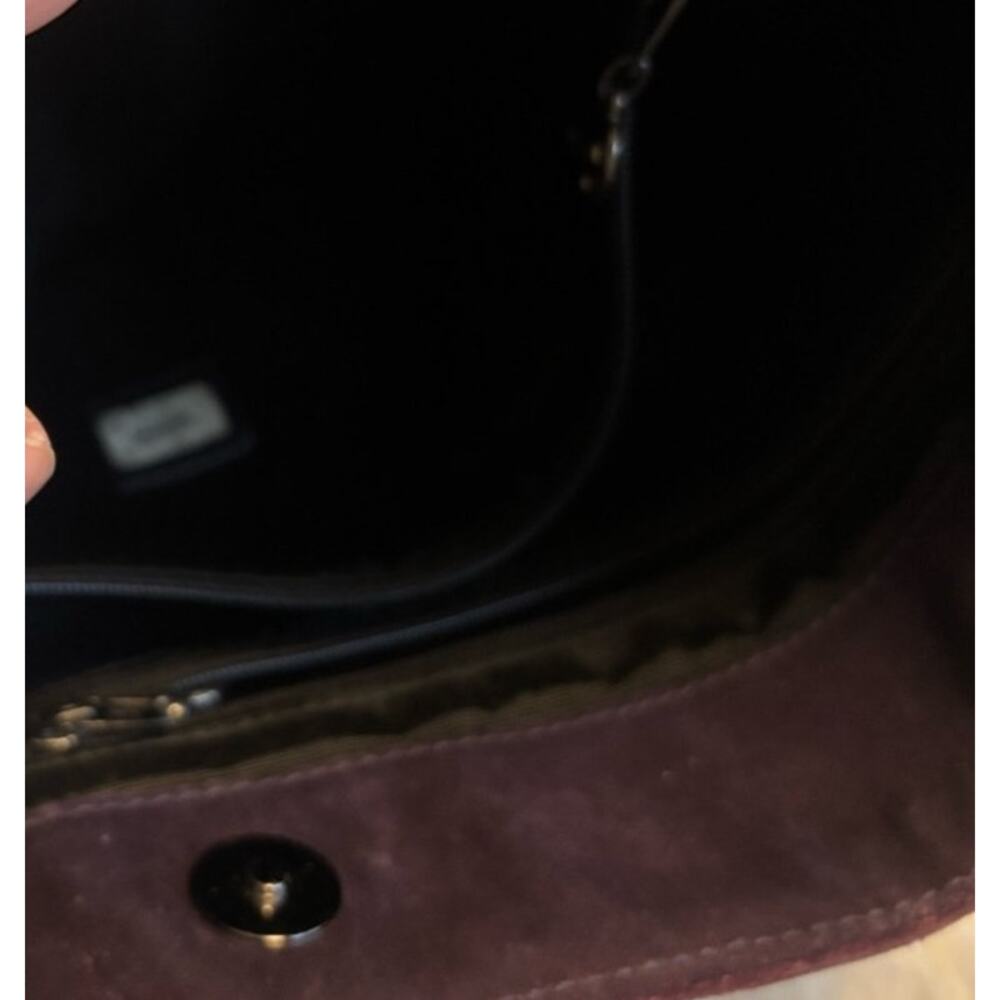 Chanel suede vintage tote