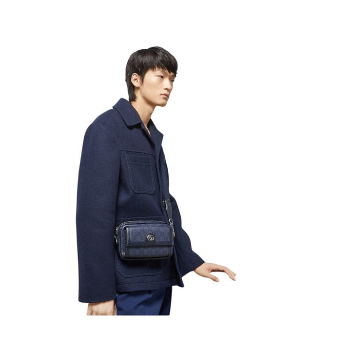 Gucci Ophidia Supreme GG Blue and Black Crossbody