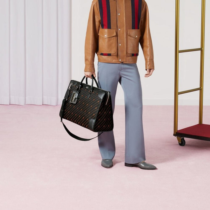 NWT LIMITED EDITION SOLD OUT! GUCCI INTERLOCKING LARGE DUFFLE BAG