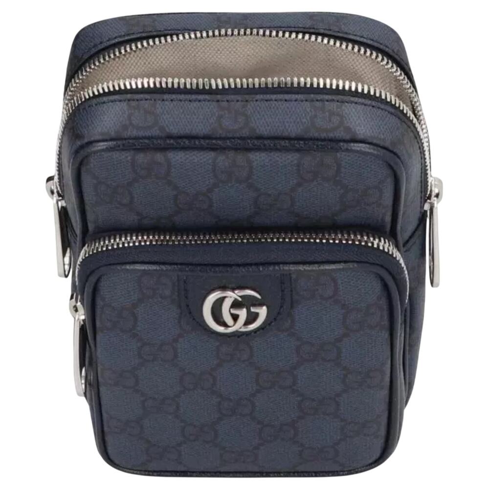 NWT GUCCI GG OPHIDIA BLUE AND BLACK CROSSBODY