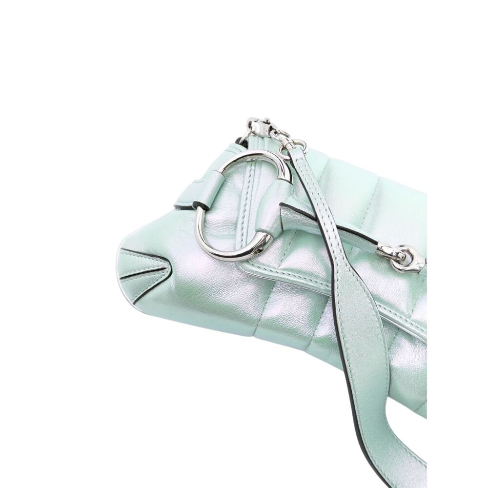 Limited EditionGucci Horsebit Chain lambskin iridescent shoulder bag4.5H10.6W2D